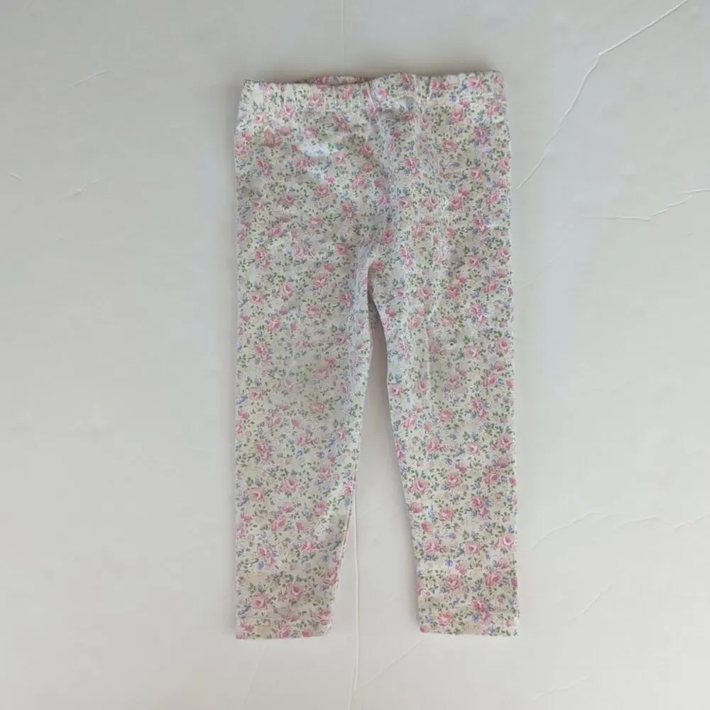 Ralph Lauren Pants 18m Pink Floral Classic Preppy Basic Everyday